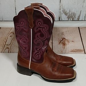 Ariat Quickdraw Cowgirl Boots Square Toe